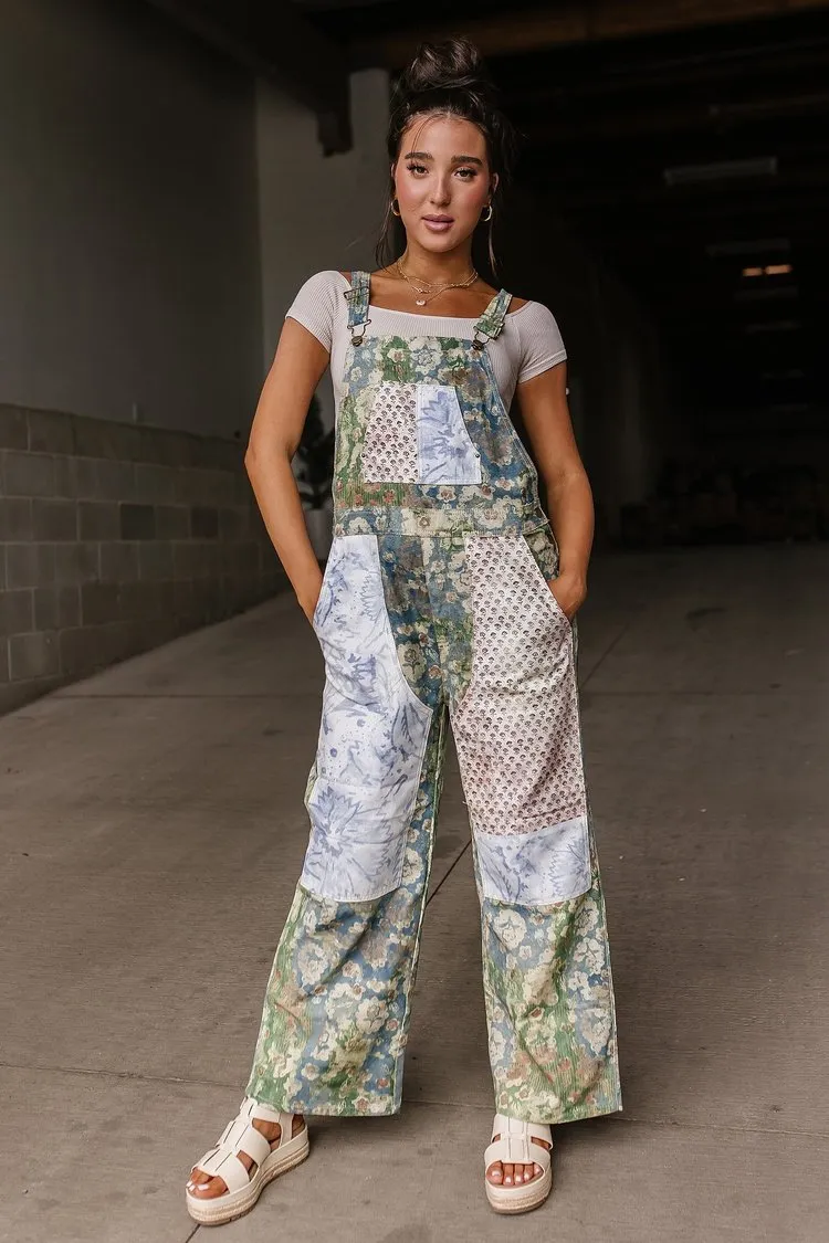 Laney Patchwork Overalls