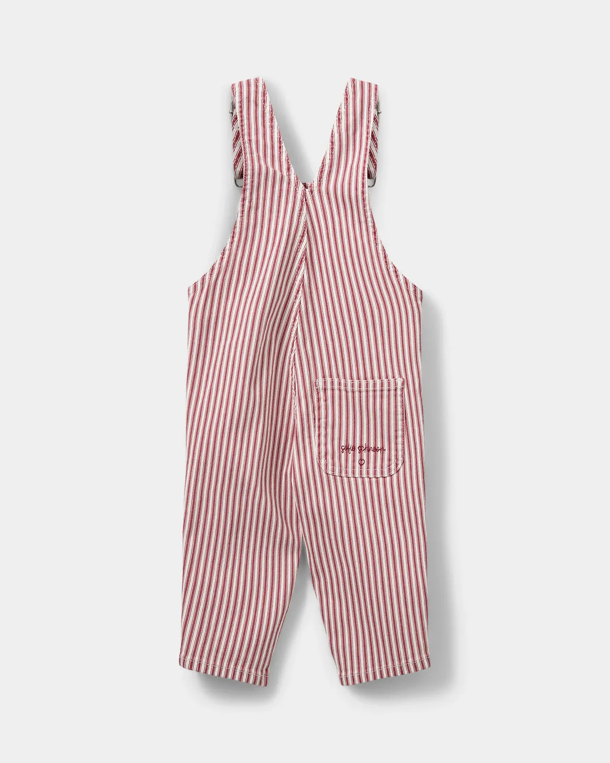 LARINSB OVERALLS - Red Striped