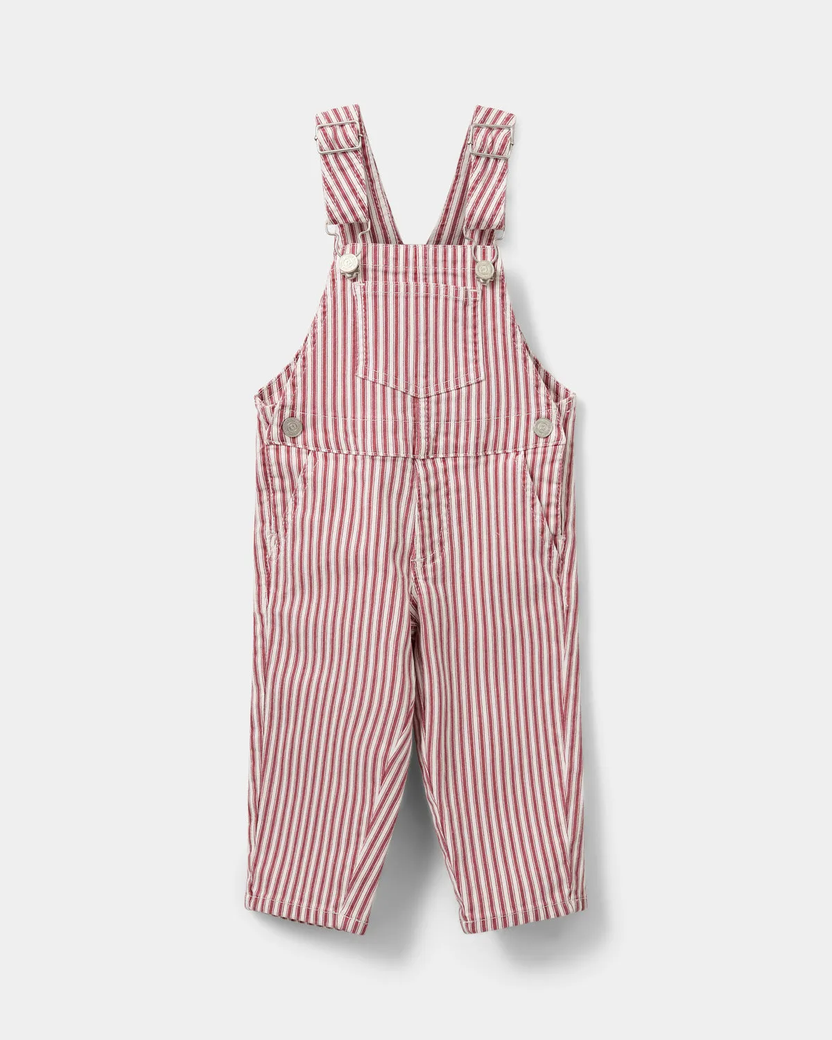 LARINSB OVERALLS - Red Striped