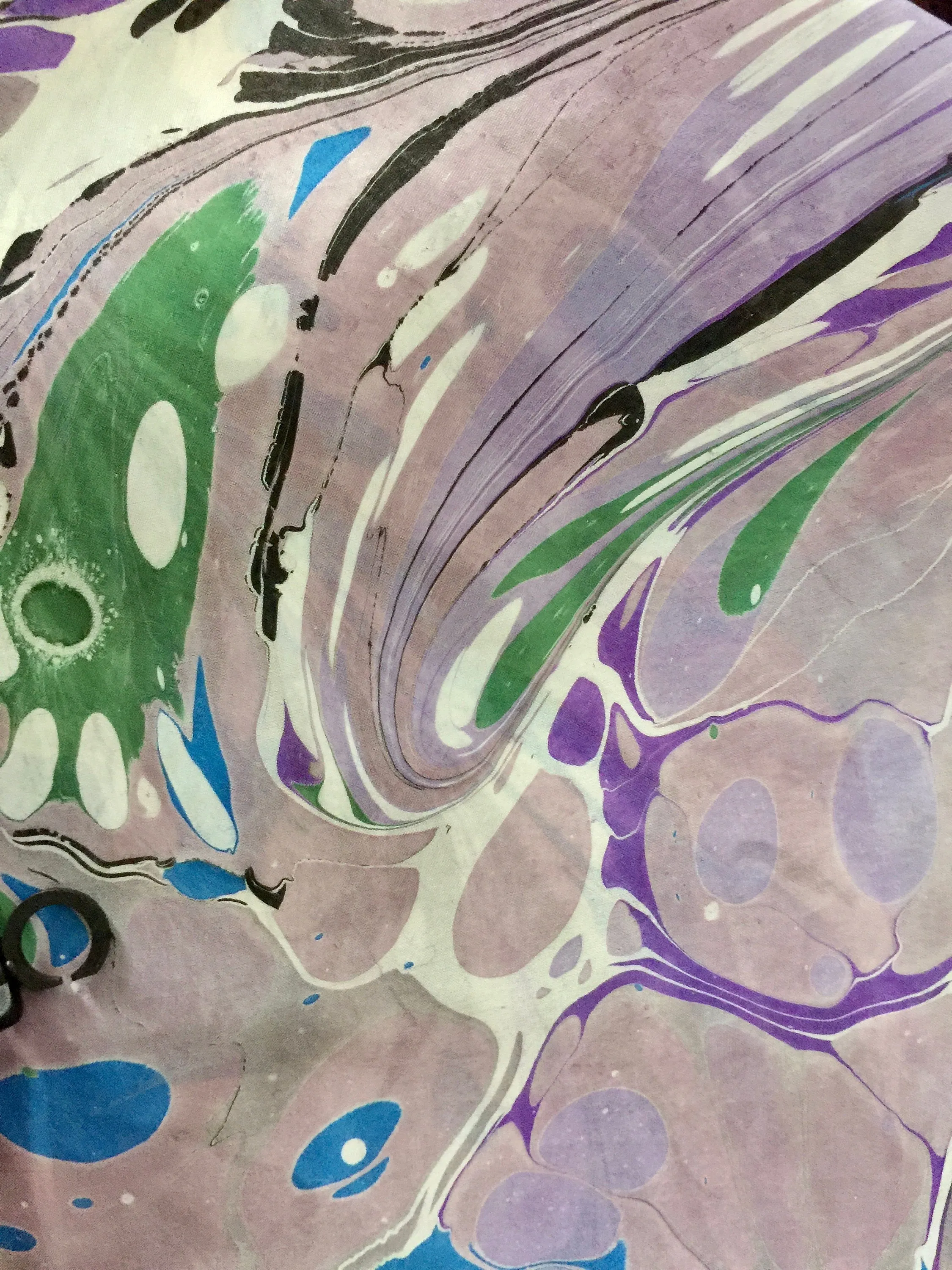 Lavender, Green and Turquoise 21x21 Square Habotai silk. For your hair, neck, as a pocket square, or to accessorize your dog.