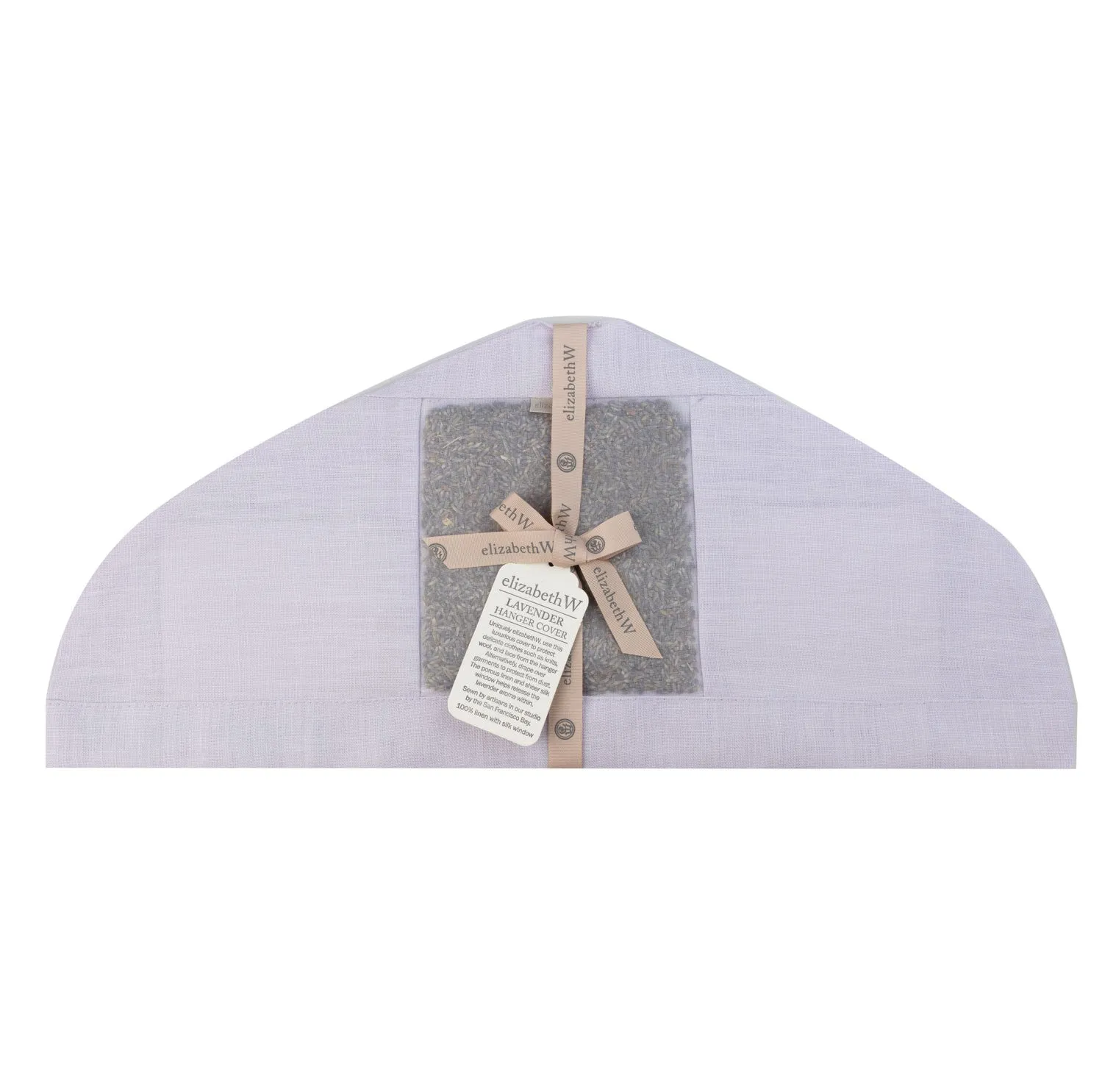 Lavender Hanger Cover Purple Linen