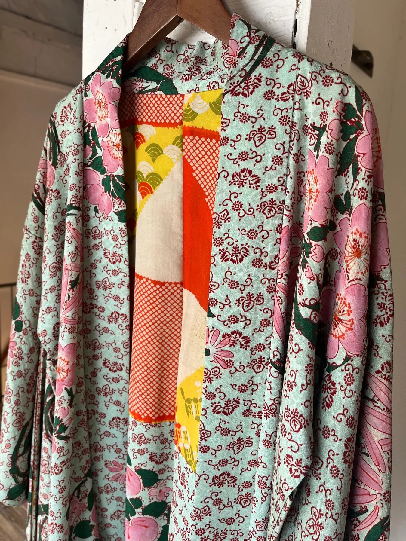 Light Blue Scroll Haori