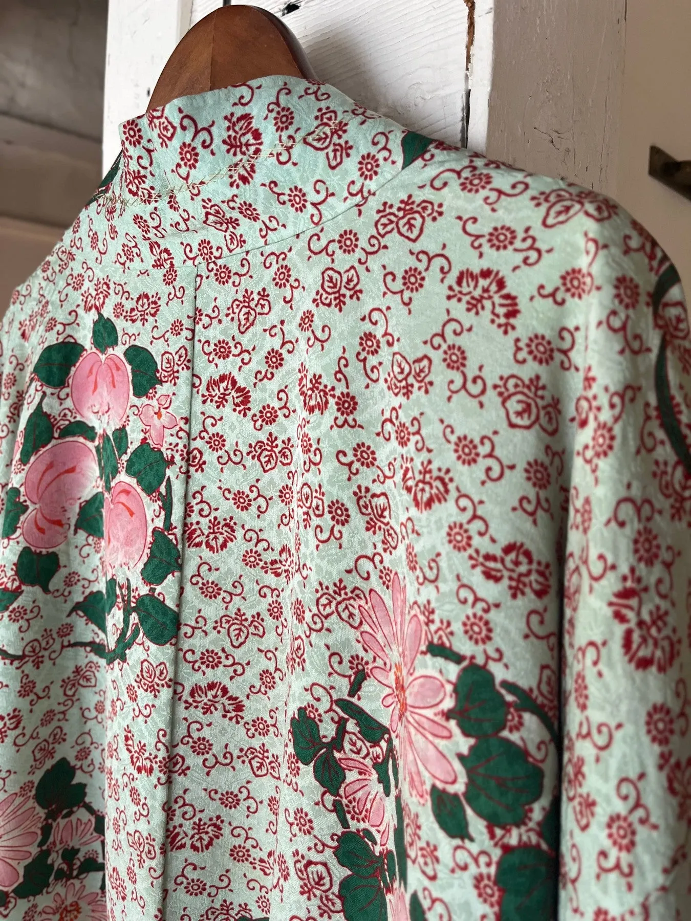 Light Blue Scroll Haori
