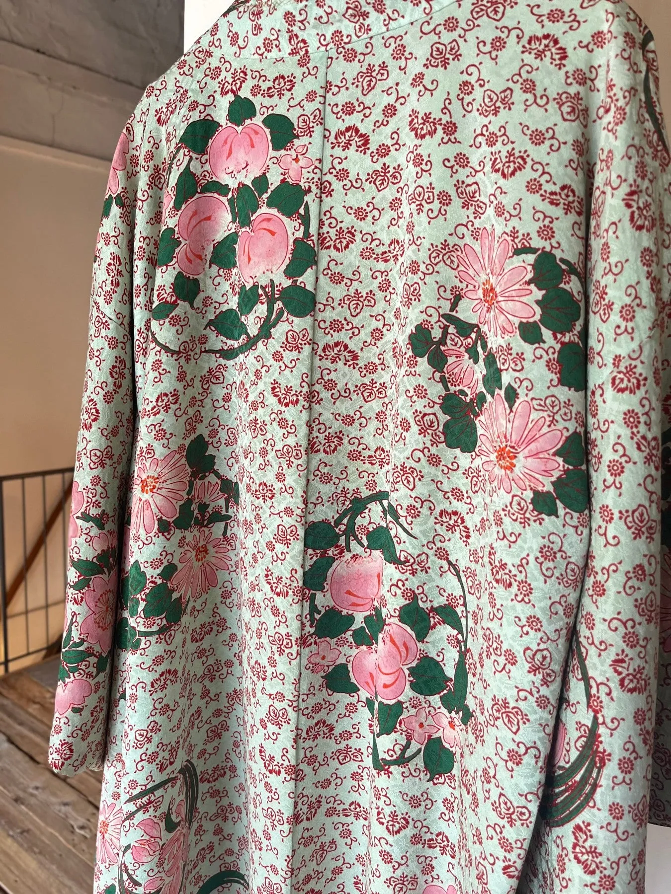 Light Blue Scroll Haori