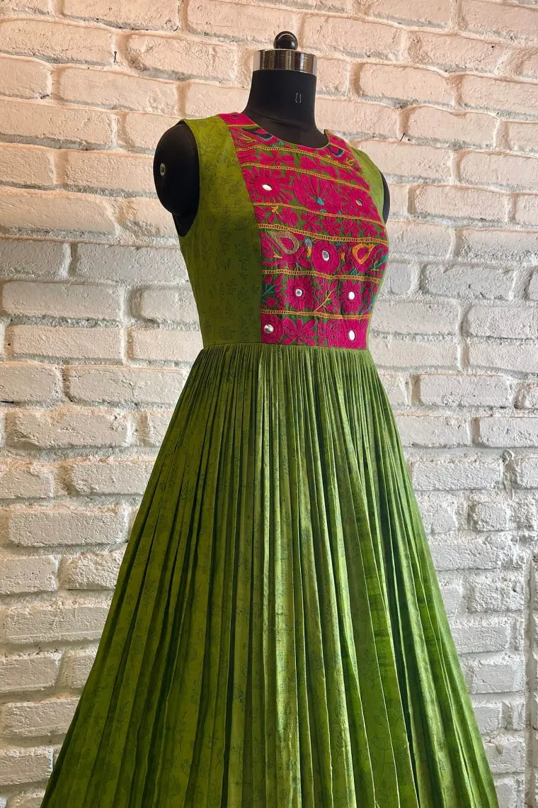 Lime Green Gown