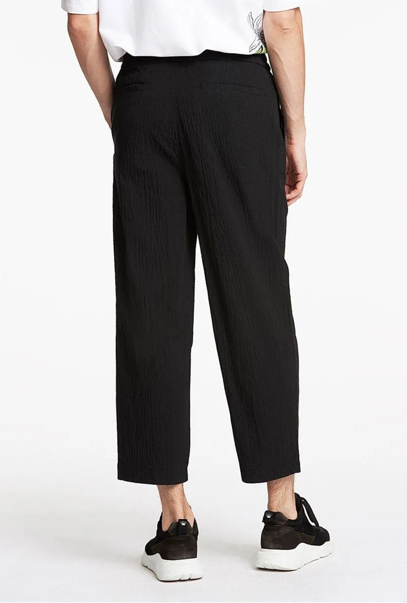 LINDBERGH SEERSUCKER ELASTIC WAIST PANTS
