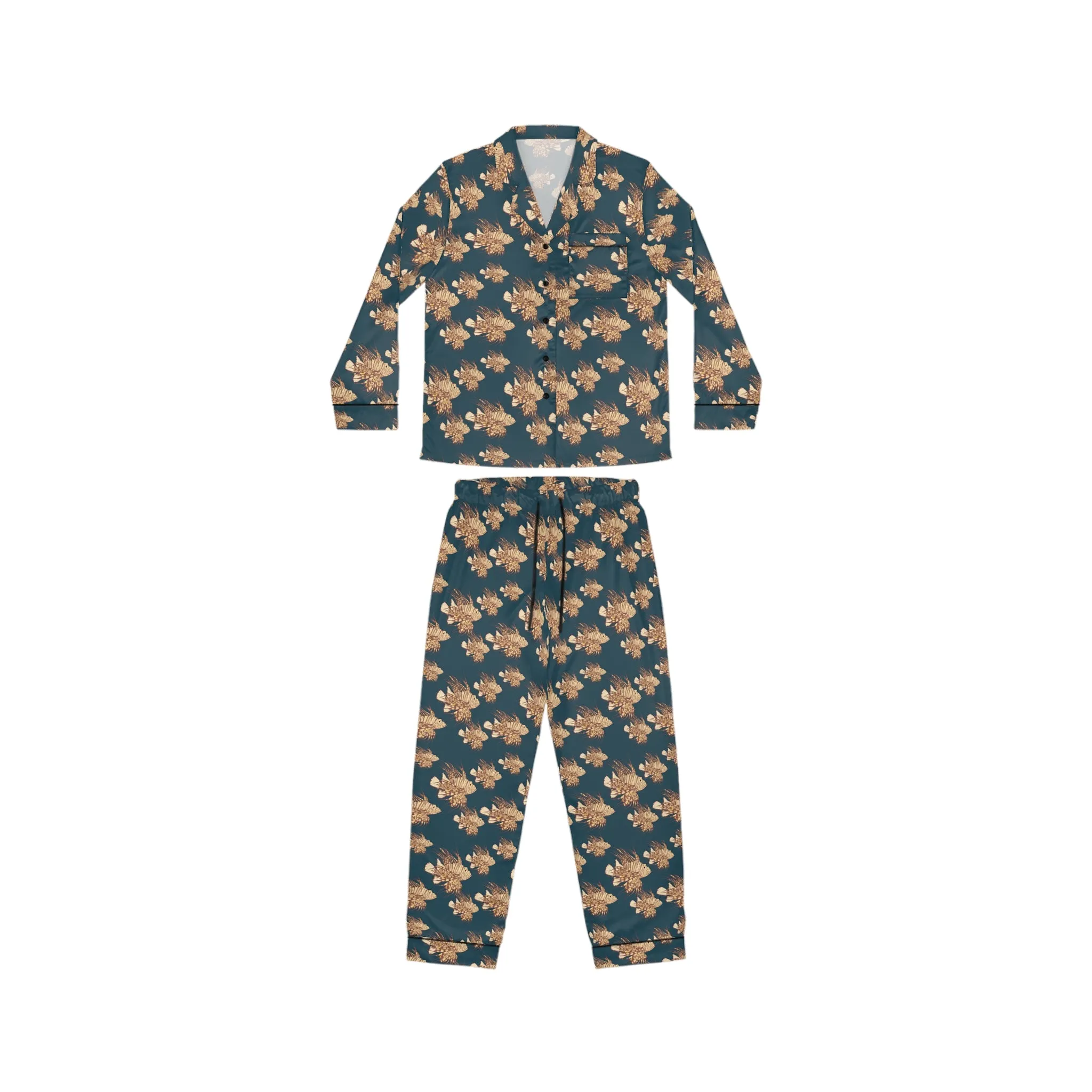 Lionfish Women's Satin Pajamas