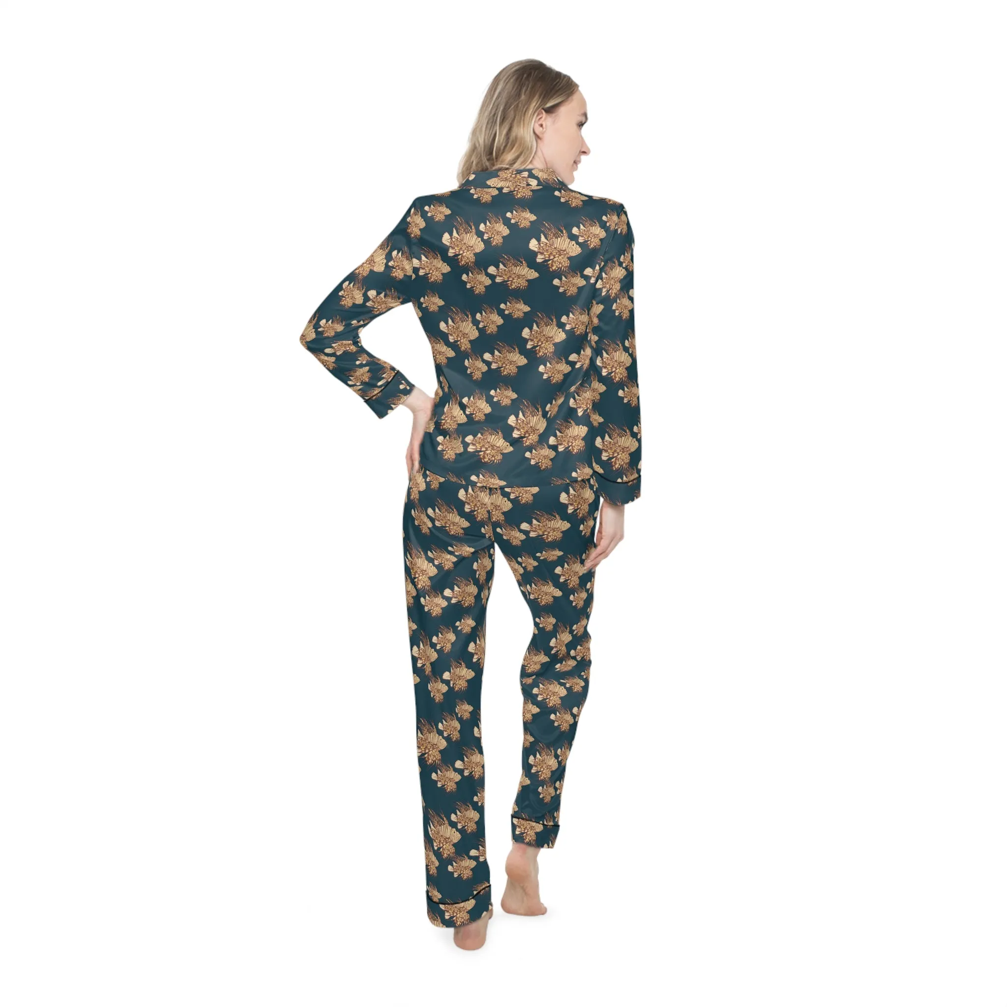 Lionfish Women's Satin Pajamas
