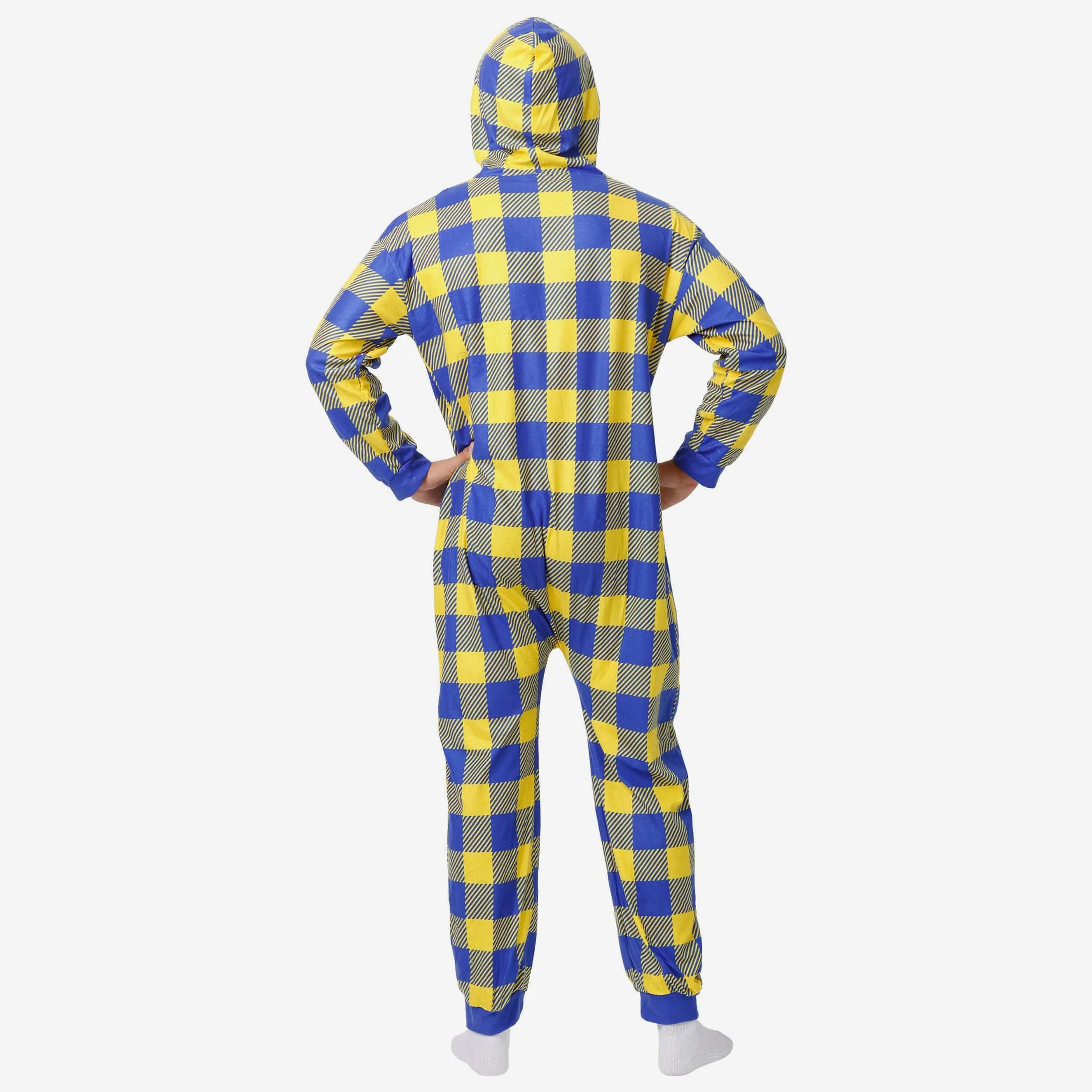 Los Angeles Rams Plaid One Piece Pajamas