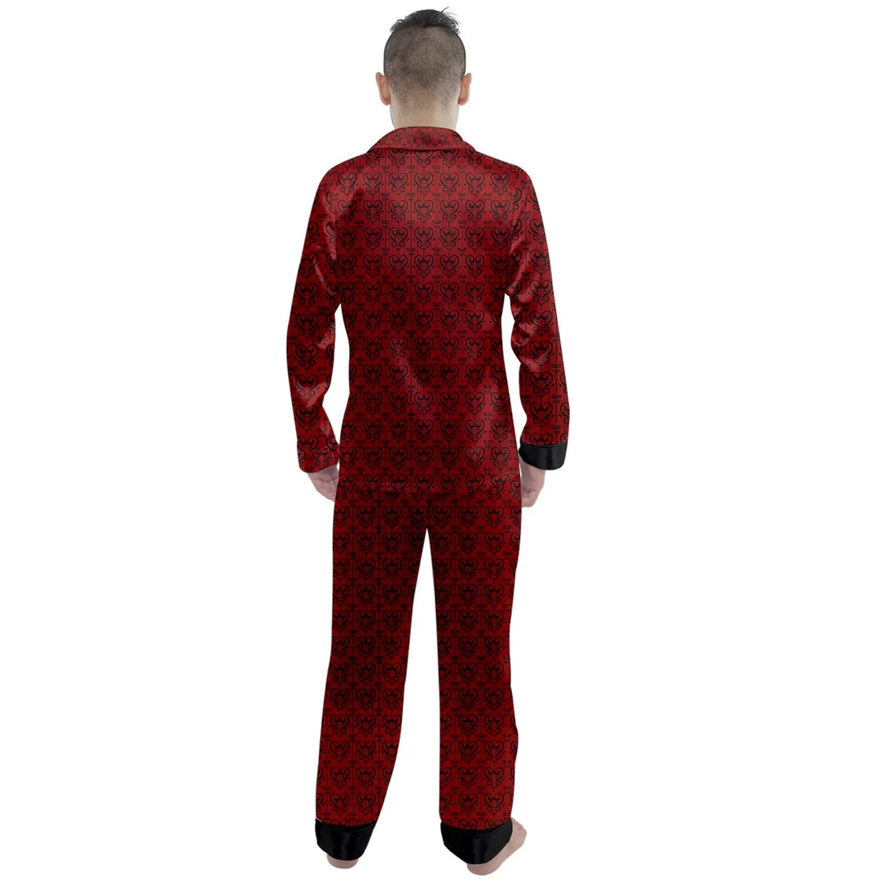 Lovelilly Long Sleeve Satin Pajamas Set