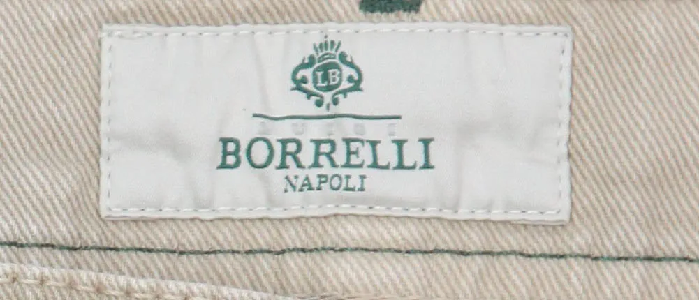 Luigi Borrelli Beige Pants - 33 US / 49 EU