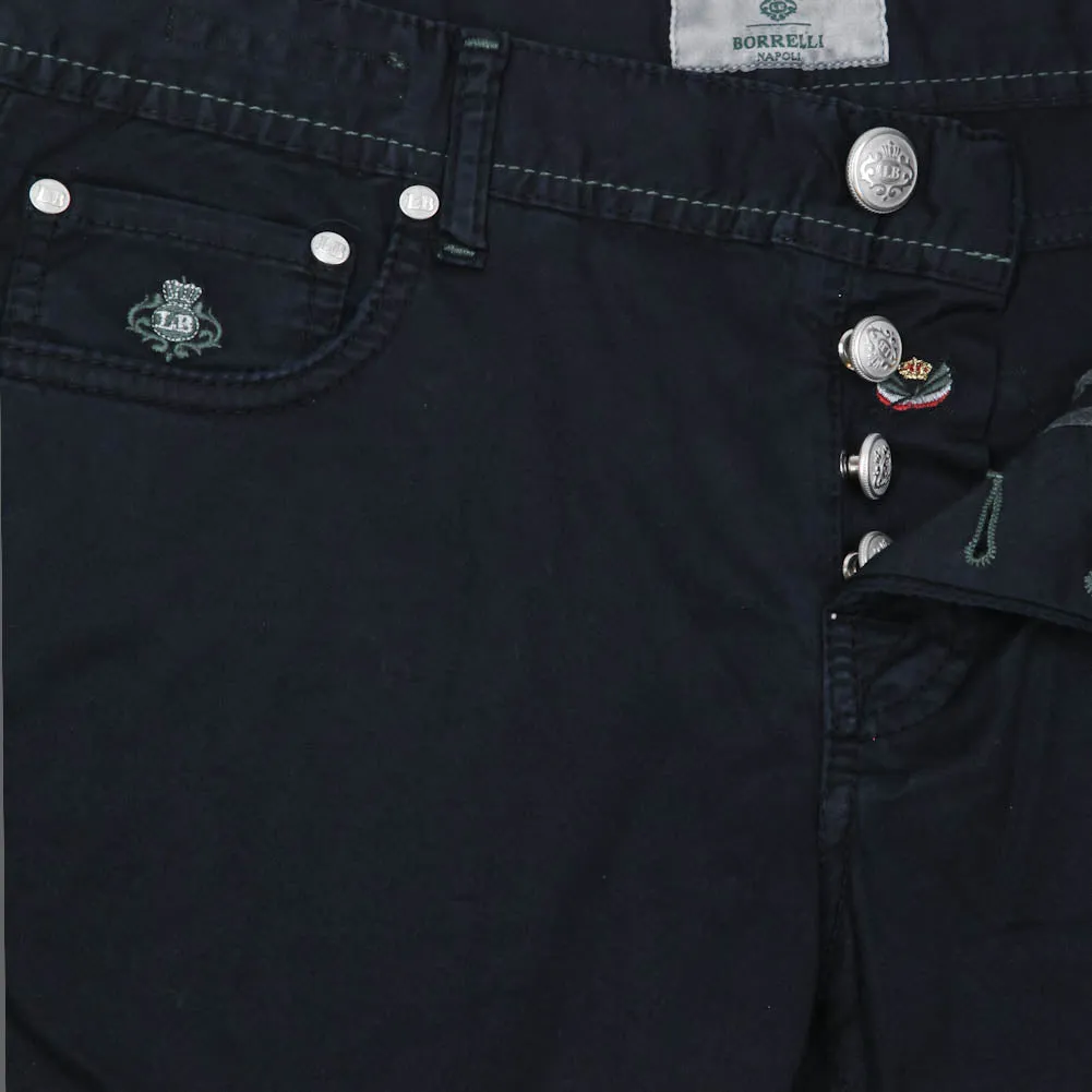 Luigi Borrelli Midnight Navy Blue Pants - 35 US / 51 EU
