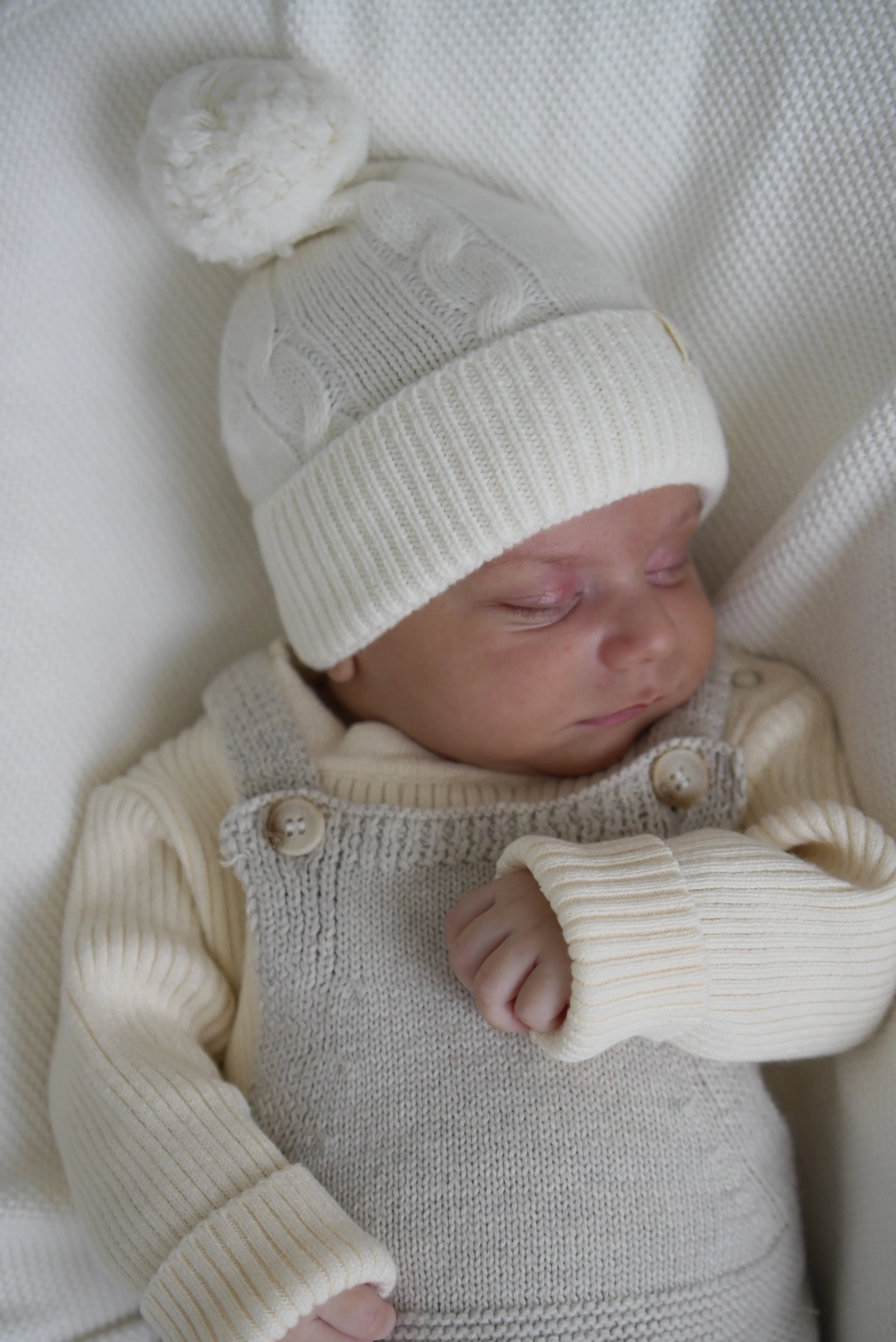 Luna   Luca Natural Knit Overalls