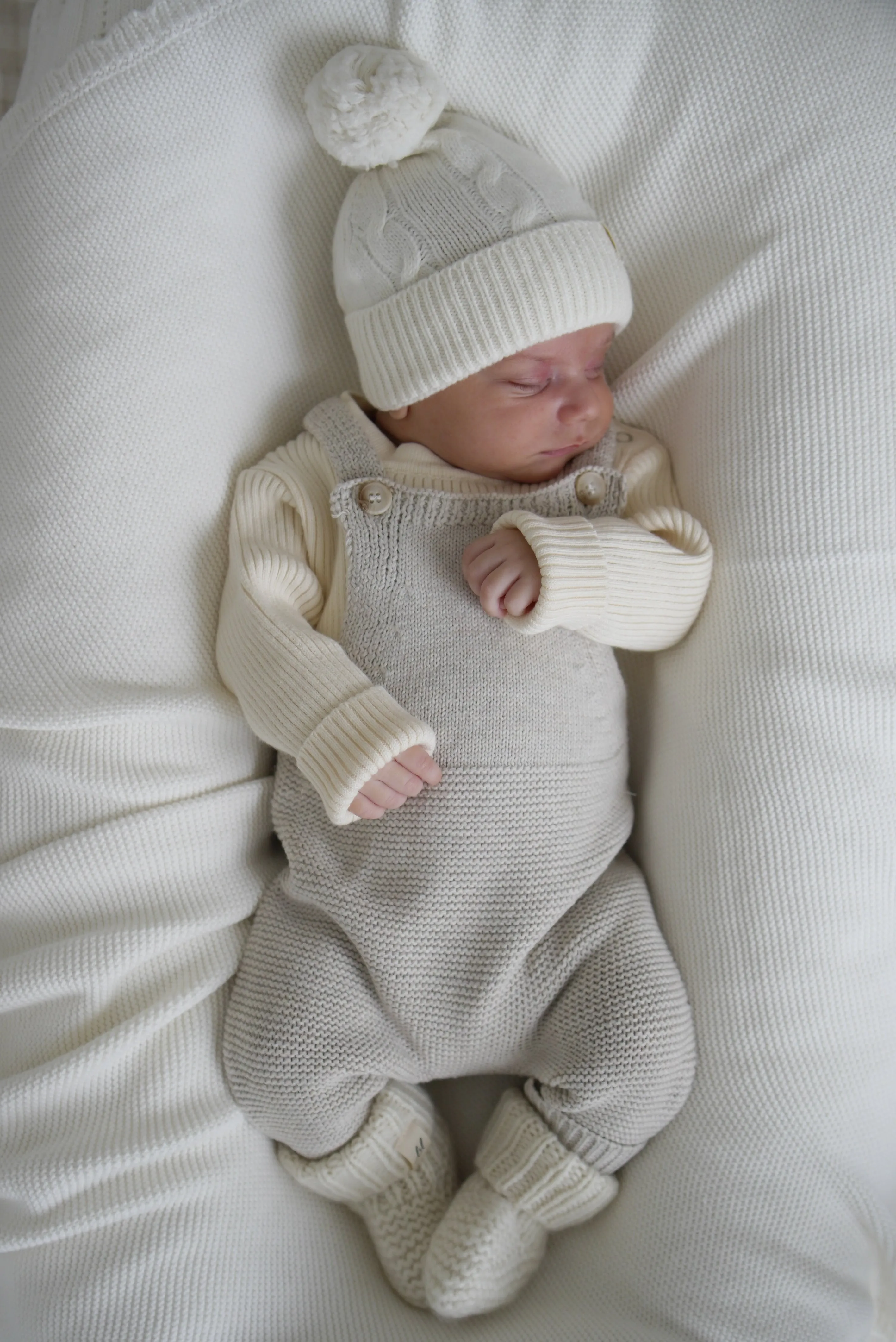 Luna   Luca Natural Knit Overalls