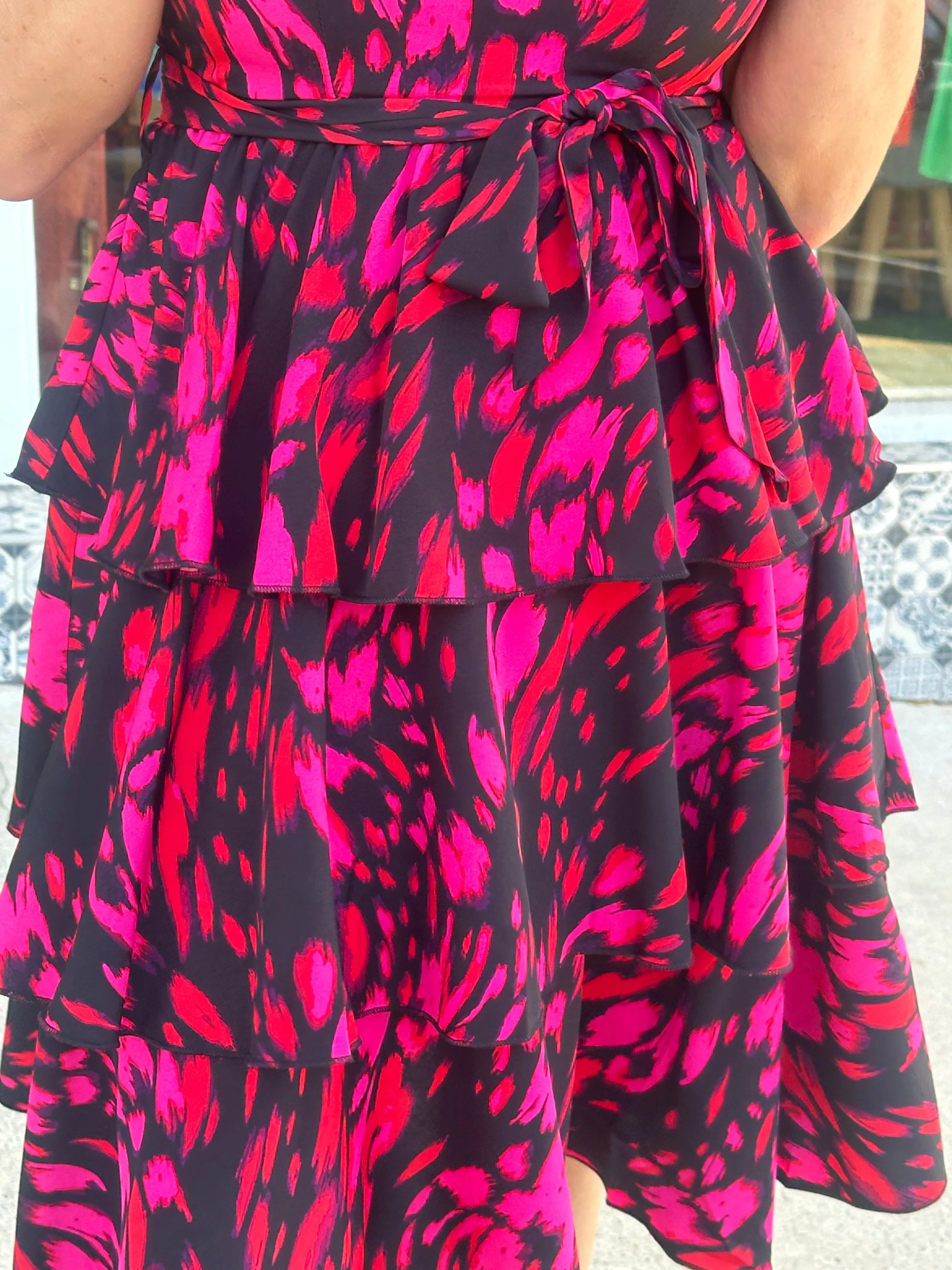 Malinda Pink and Red Dress