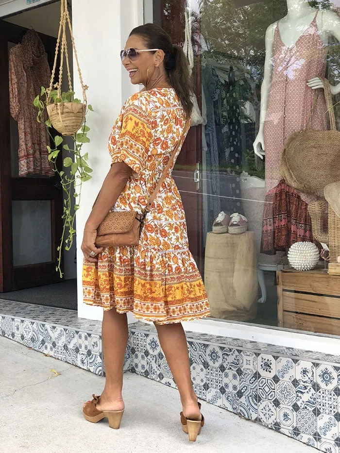 Marigold Dress - Floral