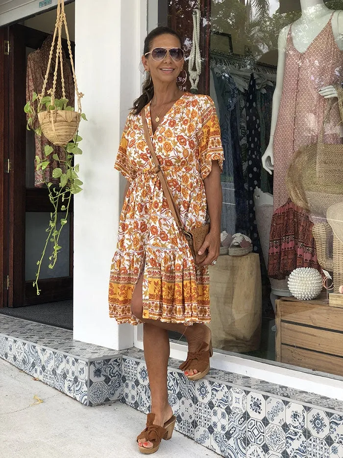 Marigold Dress - Floral