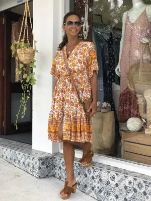 Marigold Dress - Floral
