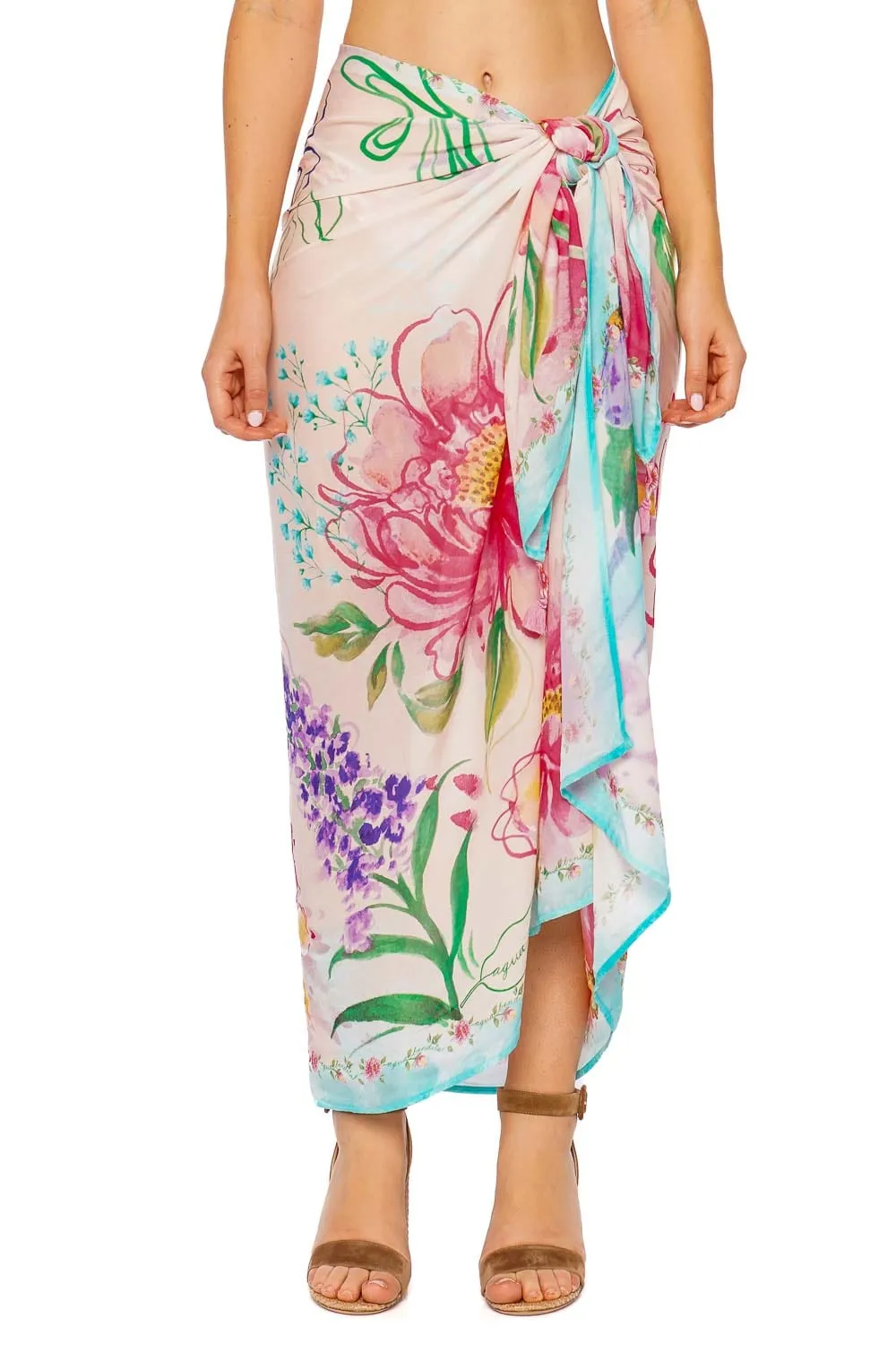 Marine Chroma Pareo Cover Up