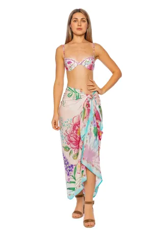 Marine Chroma Pareo Cover Up