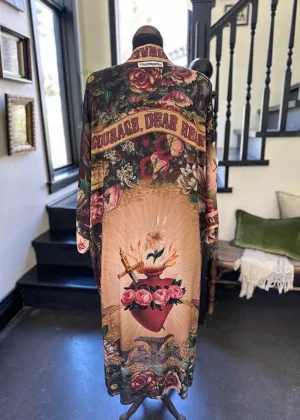 Market Of Stars Courage Dear Sacred Heart Long Kimono Multi
