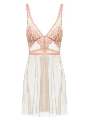 Mauvelous/Almond - Peony Babydoll -
