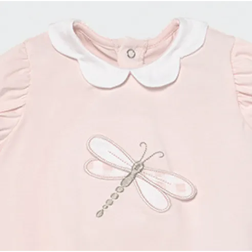 Mayoral Short Romper Onesie Baby Girl - Baby Pink