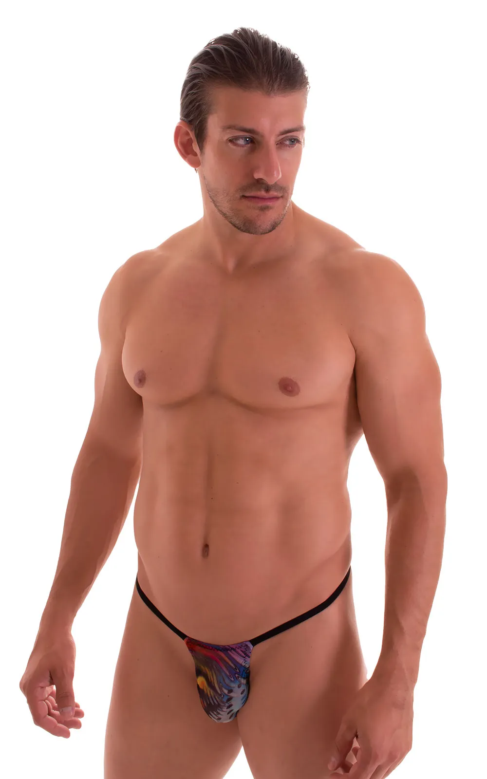 Mens Roman G String Bikini - Mesh
