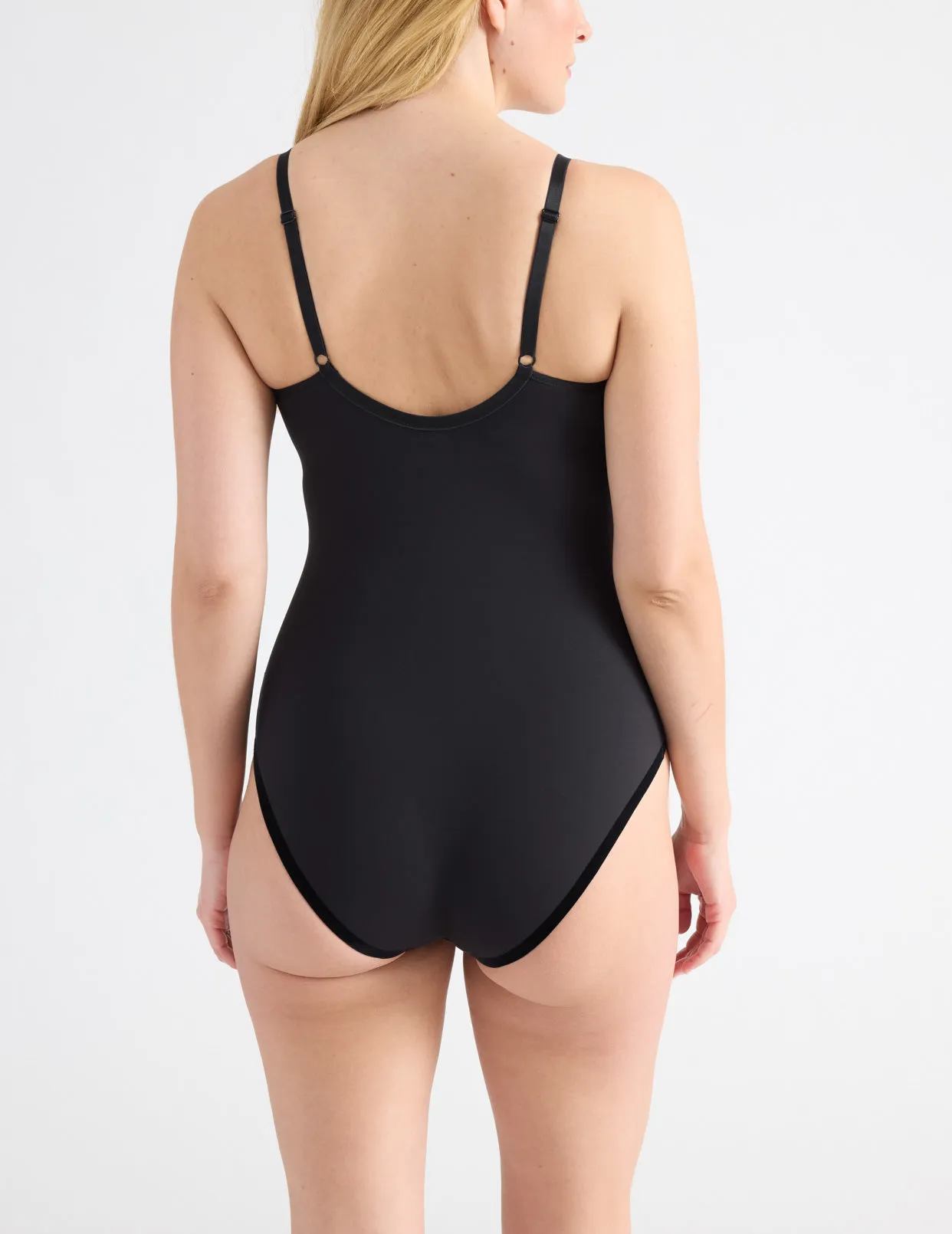 Mesh Deep V Bodysuit