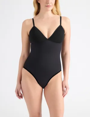 Mesh Deep V Bodysuit