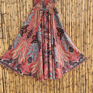 Midnight Orchid Silk Umbrella Pants