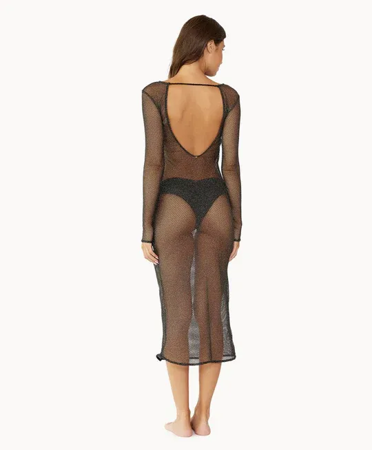 Midnight Rachel Sheer Dress by PQ Swim