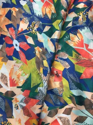Modal Soft Muslin Textured Digital Printed Fabrics