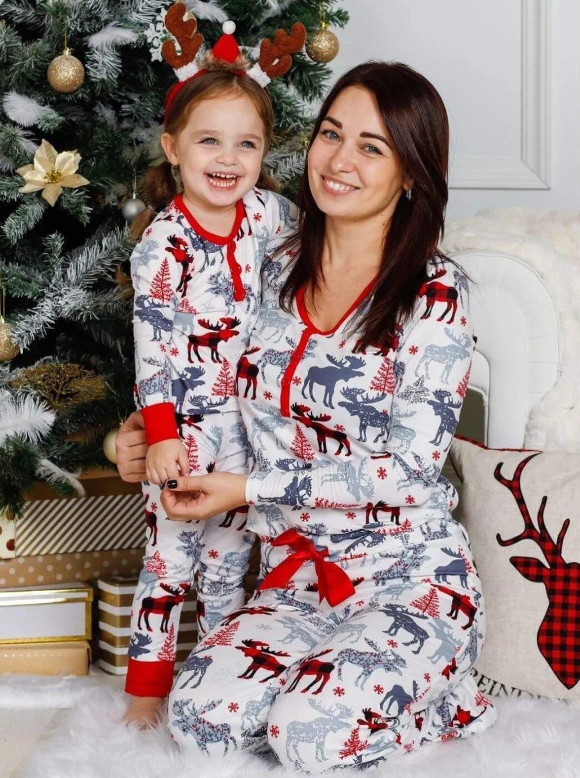 Mommy and Me Oh My Deer! Pajama Set