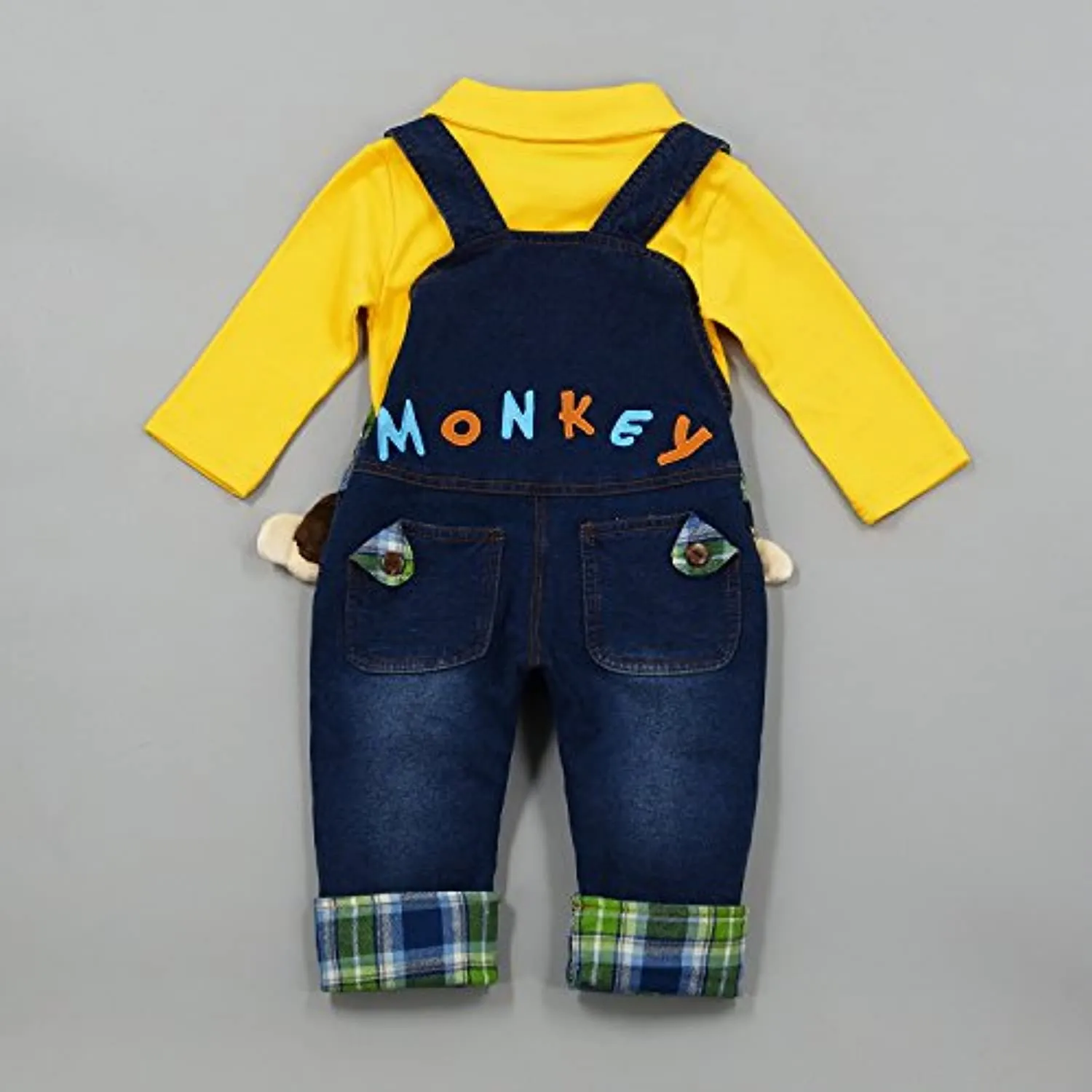Monkey Overall Pant Set
