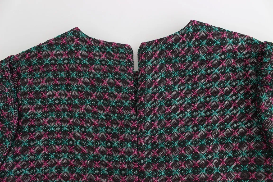 Multicolor Audrey short sleeve dress