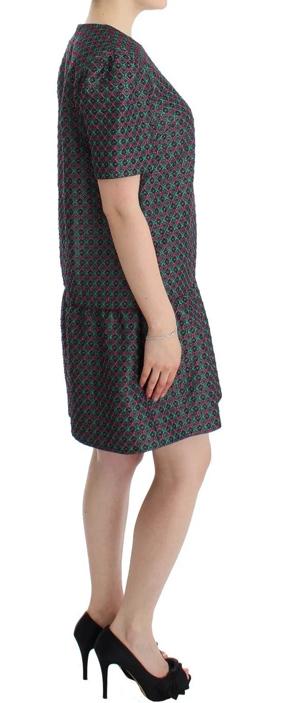 Multicolor Audrey short sleeve dress