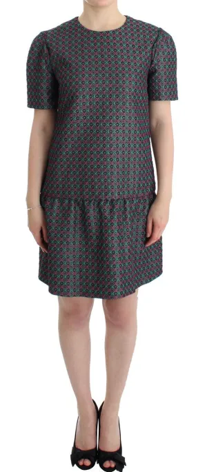 Multicolor Audrey short sleeve dress