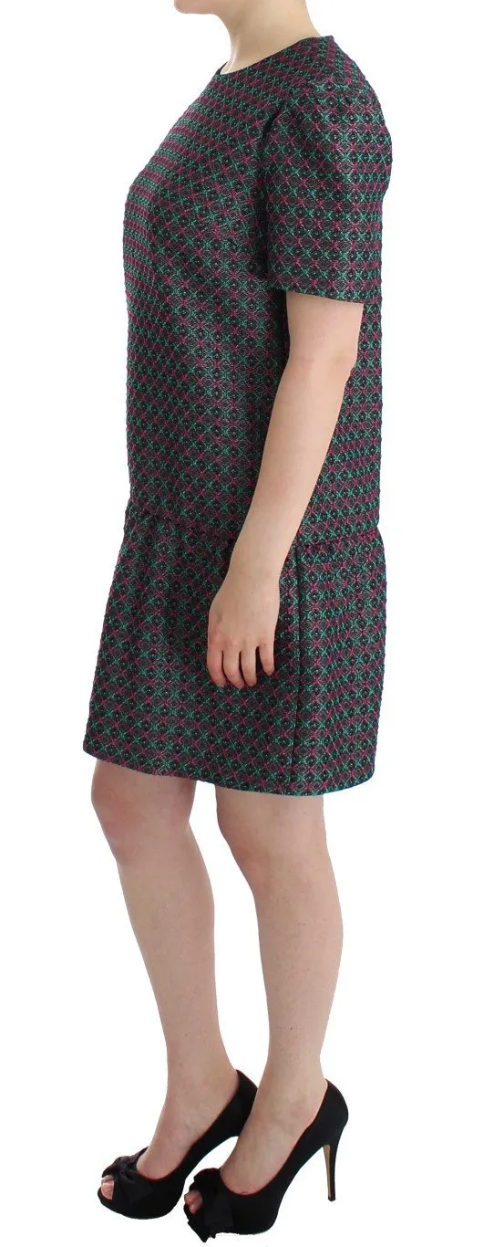 Multicolor Audrey short sleeve dress