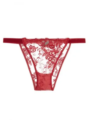Mystic Red - Rosie Velvet Minikini -