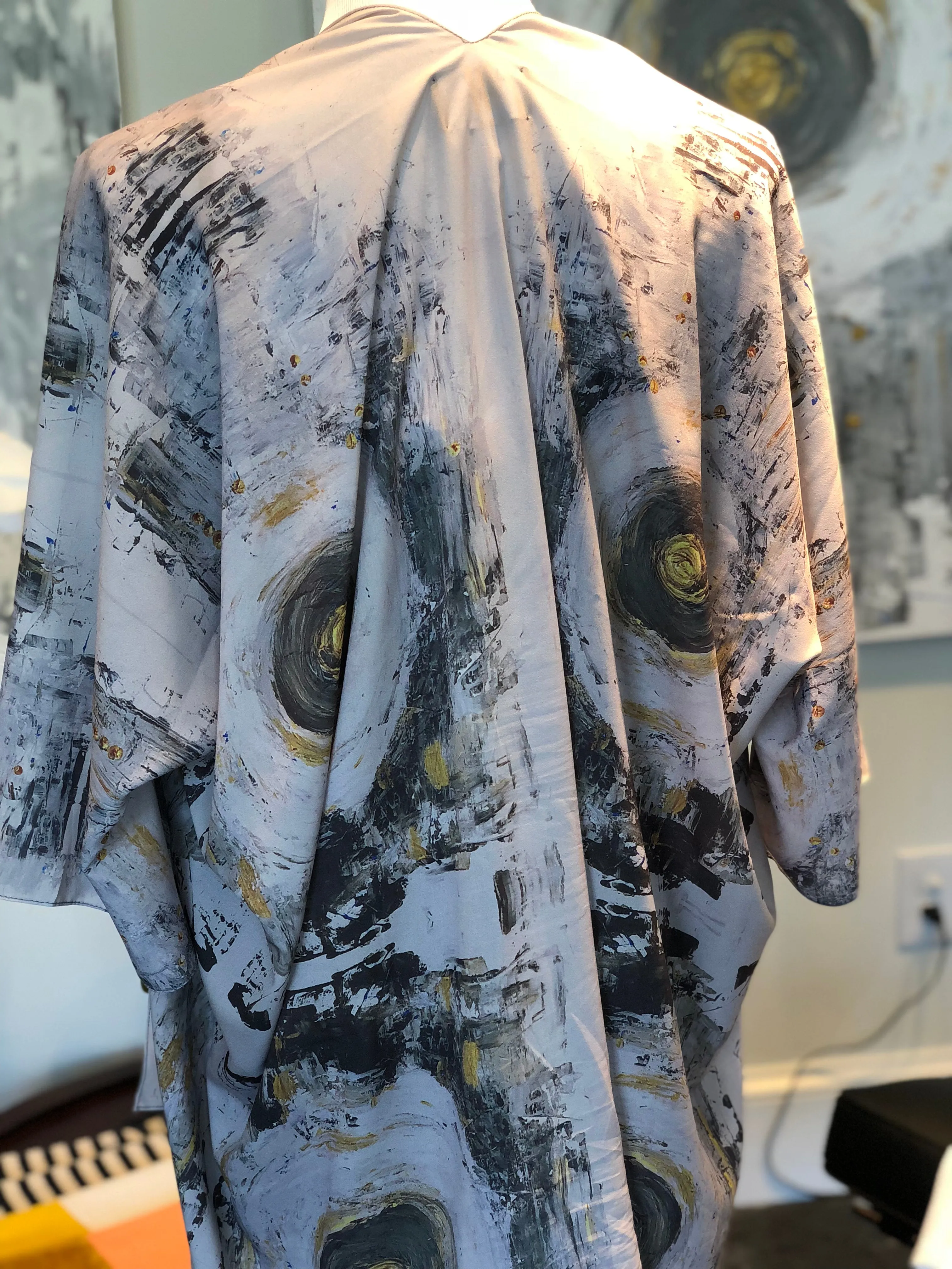 Nebula | Crepe de Chine Kimono