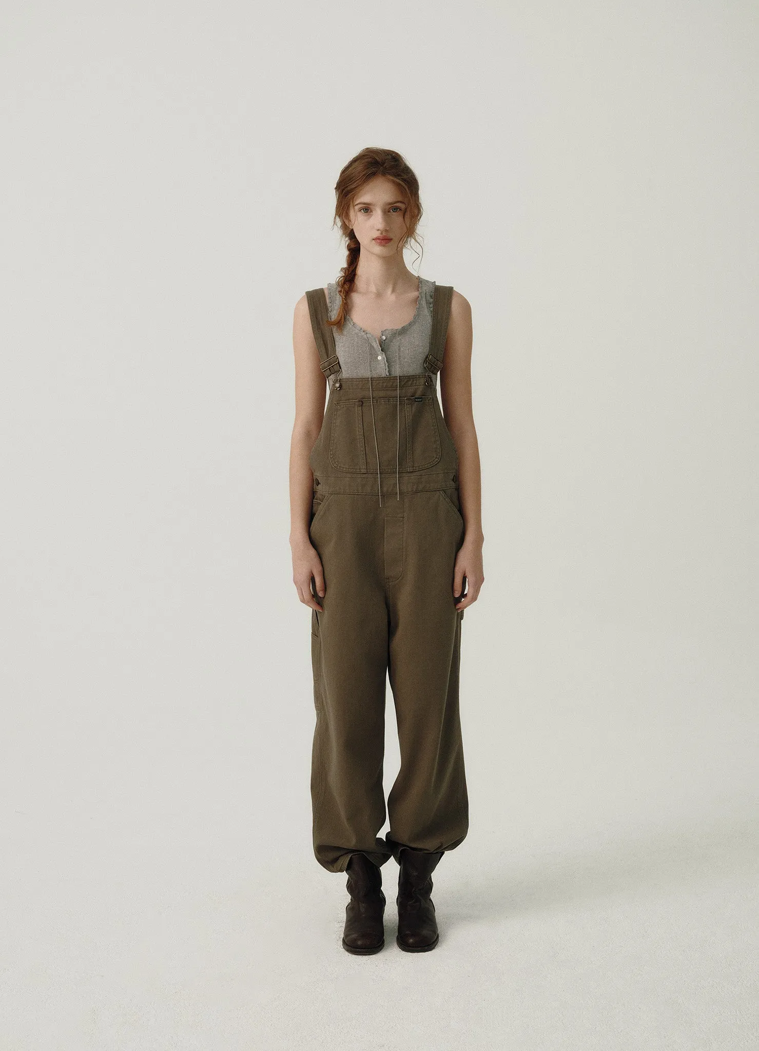 NEW & INSTOCK - The Barnnet Khaki Farmer's Cotton Overall (S/S 2025)