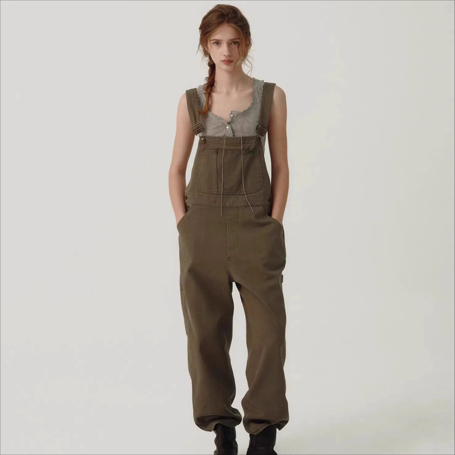 NEW & INSTOCK - The Barnnet Khaki Farmer's Cotton Overall (S/S 2025)