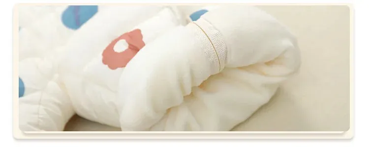 Newborn Baby Jumpsuit Hooded Plus Velvet