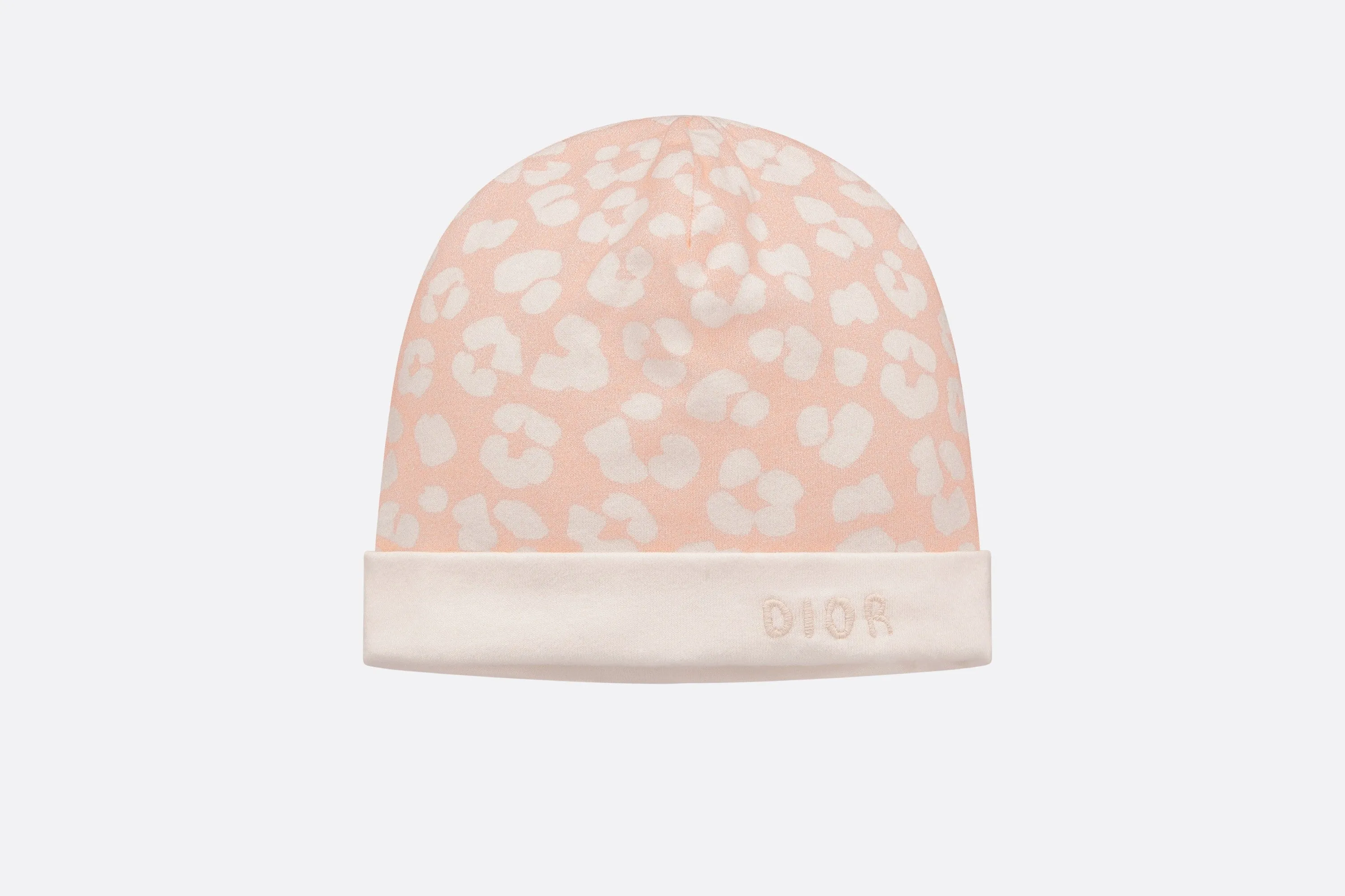 Newborn Gift Set • Pink Cotton Jersey with Pale Pink Leopard Print