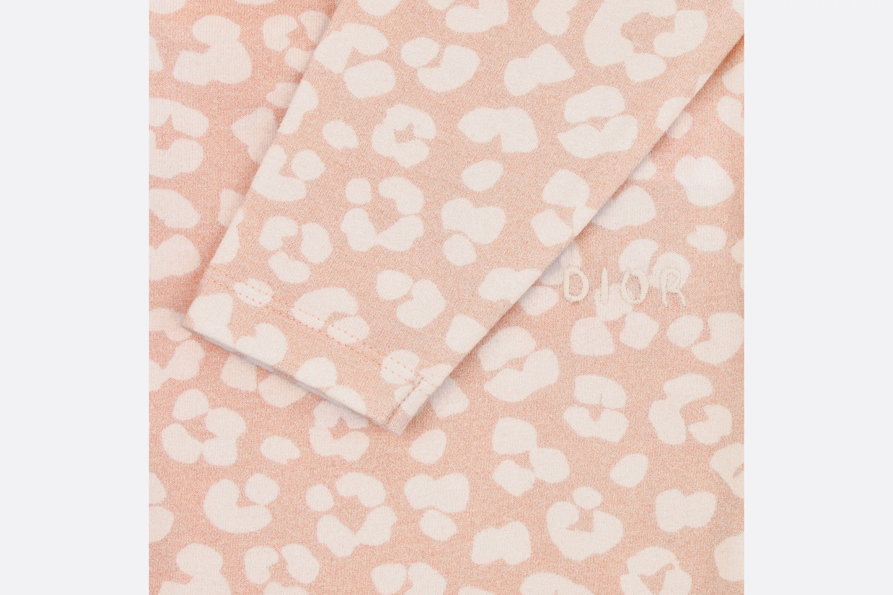 Newborn Gift Set • Pink Cotton Jersey with Pale Pink Leopard Print