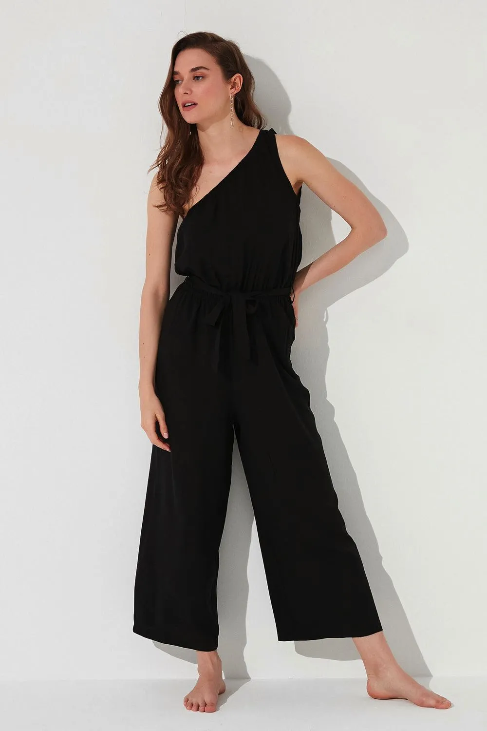 Nia One Shoulder Overalls