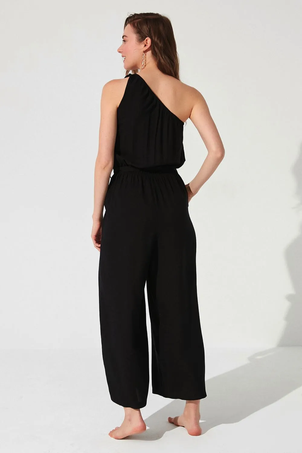 Nia One Shoulder Overalls