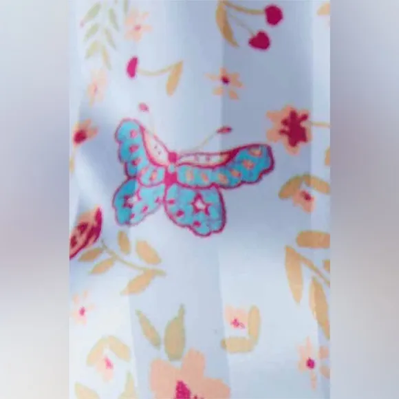 NWT Free People Intimately Pillow Talk Blue Combo Mixed Print PJ Set XL