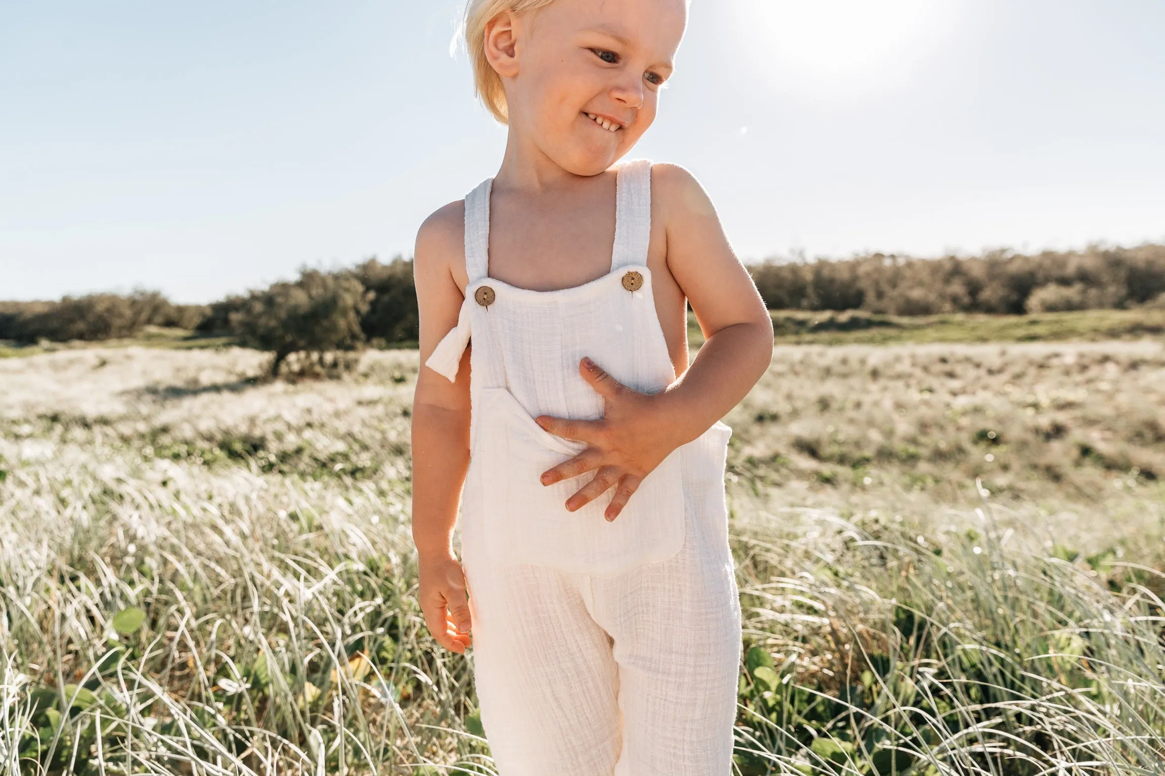 Ocean babe overalls